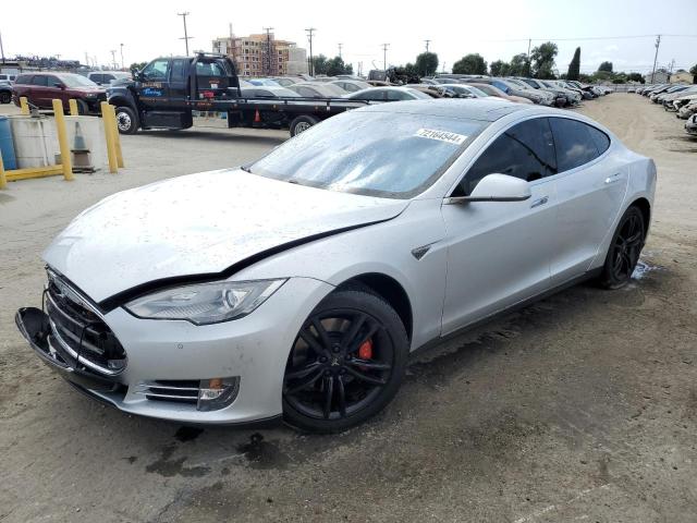TESLA MODEL S 2014 with VIN 5YJSA1H17EFP41862 - Photo from auction