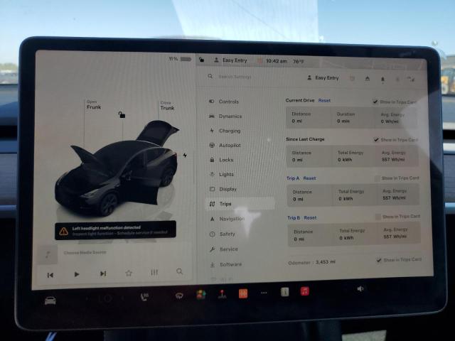 Photo 9 from auction – 2024 TESLA MODEL Y with VIN 7SAYGDED1RA305765