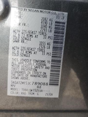 Photo 14 from auction – 2018 NISSAN ROGUE S with VIN 5N1AT2MT5JC789088