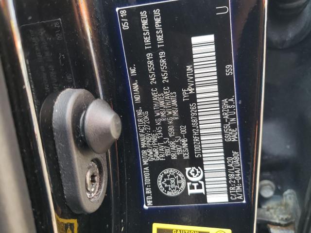 Photo 14 from auction – 2018 TOYOTA HIGHLANDER with VIN 5TDDZRFH2JS879265