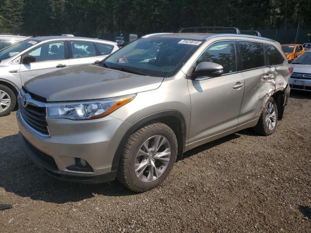 TOYOTA HIGHLANDER 2015 with VIN 5TDJKRFH8FS083764 - Photo from auction
