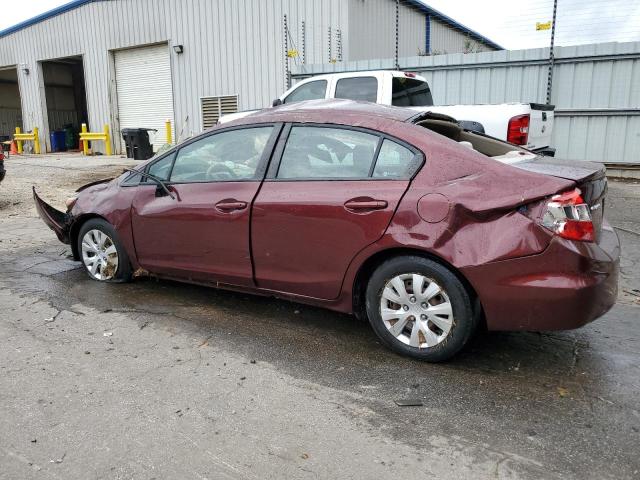 Photo 2 from auction – 2012 HONDA CIVIC LX with VIN 19XFB2F56CE369475