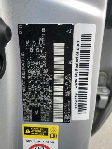 Photo 14 from auction – 2012 LEXUS RX 350 with VIN 2T2BK1BA5CC134507