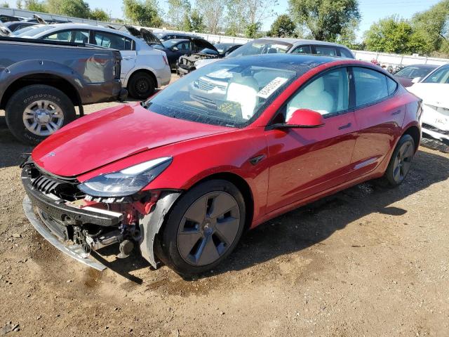 TESLA MODEL 3 2021 with VIN 5YJ3E1EA4MF081582 - Photo from auction