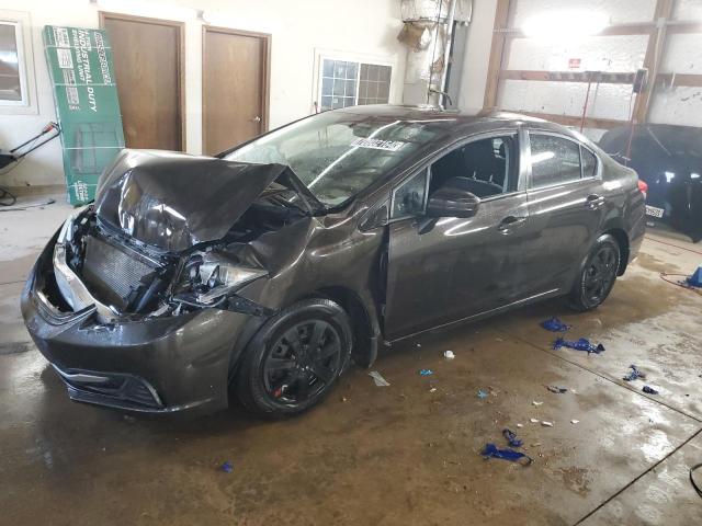 HONDA CIVIC LX 2014 with VIN 2HGFB2F50EH511280 - Photo from auction