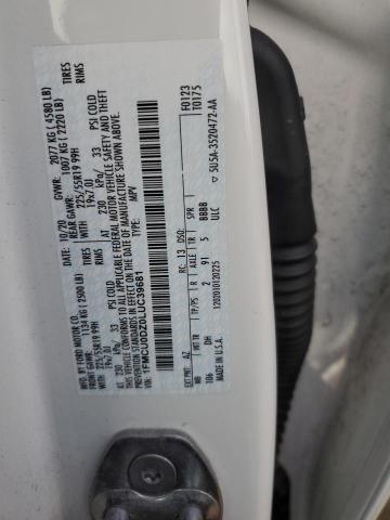 Photo 14 from auction – 2020 FORD ESCAPE TIT with VIN 1FMCU0DZ0LUC39681