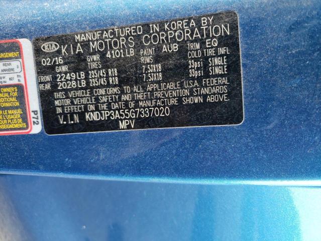 Photo 14 from auction – 2016 KIA SOUL + with VIN KNDJP3A55G7337020