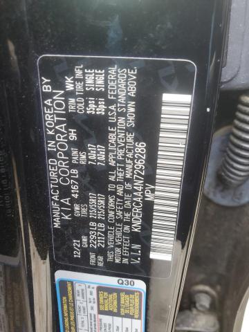 Photo 14 from auction – 2022 KIA SELTOS EX with VIN KNDERCAA4N7296286