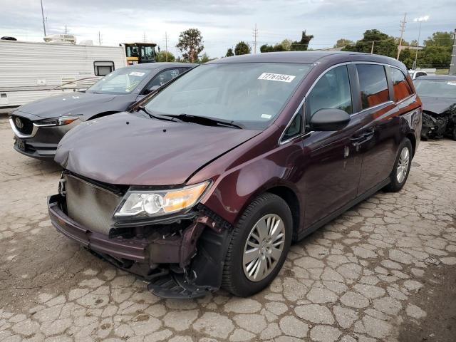 HONDA ODYSSEY LX 2014 with VIN 5FNRL5H29EB067741 - Photo from auction