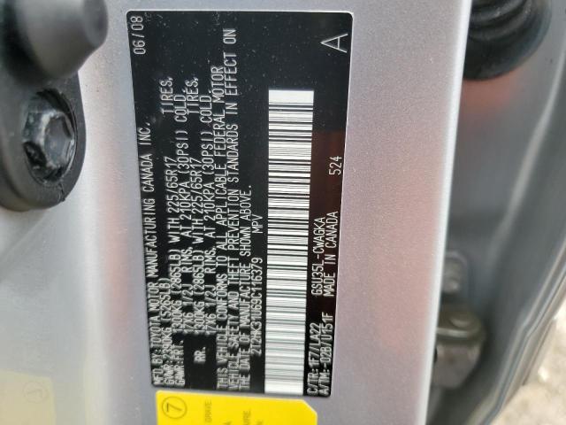 Photo 14 from auction – 2009 LEXUS RX 350 with VIN 2T2HK31U69C116379