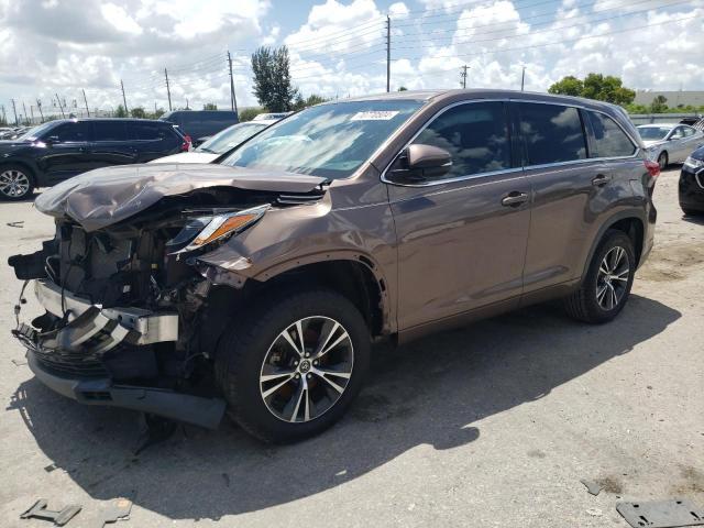 TOYOTA HIGHLANDER 2018 with VIN 5TDZARFH0JS041541 - Photo from auction