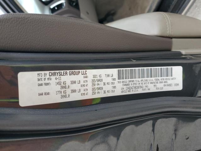 Photo 14 from auction – 2011 DODGE DURANGO CR with VIN 1D4SE4GT0BC687843