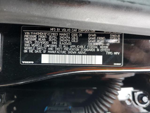 Photo 14 from auction – 2015 VOLVO XC60 T5 PR with VIN YV440MDK6F2731823