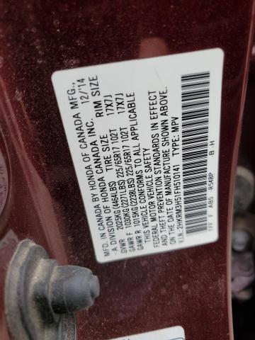 Photo 14 from auction – 2015 HONDA CR-V EX with VIN 2HKRM3H51FH510141