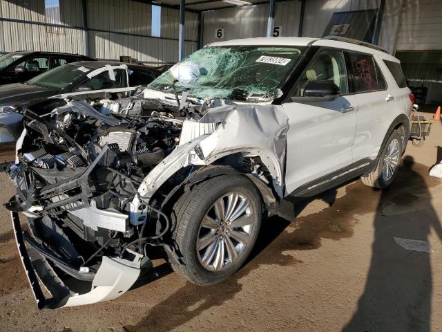 FORD EXPLORER L 2021 with VIN 1FMSK8FH0MGB51458 - Photo from auction