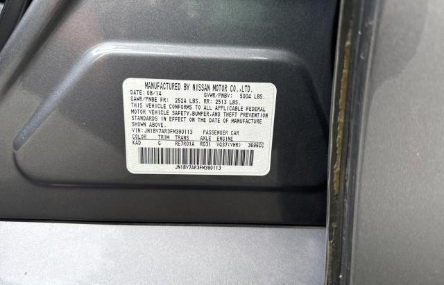 Photo 10 from auction – 2015 INFINITI Q50 BASE with VIN JN1BV7AR3FM390113