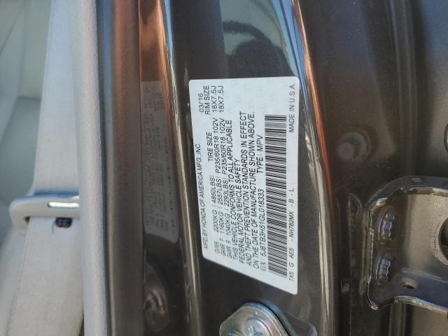 Photo 14 from auction – 2016 ACURA RDX TECHNO with VIN 5J8TB3H51GL018333