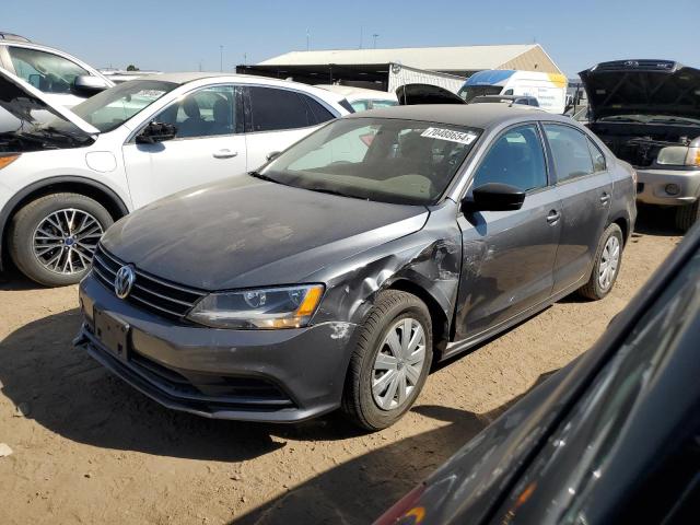 VOLKSWAGEN JETTA BASE 2015 with VIN 3VW2K7AJXFM406356 - Photo from auction