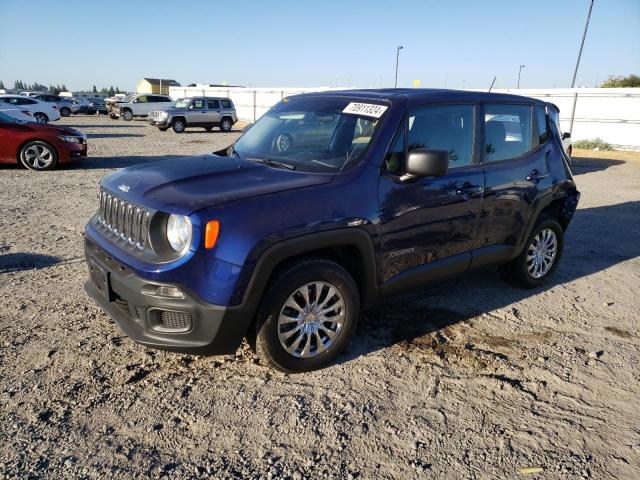 JEEP RENEGADE S 2017 with VIN ZACCJAAB2HPE51419 - Photo from auction