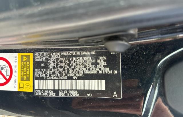 Photo 10 from auction – 2010 LEXUS RX 350 with VIN 2T2ZK1BAXAC002967