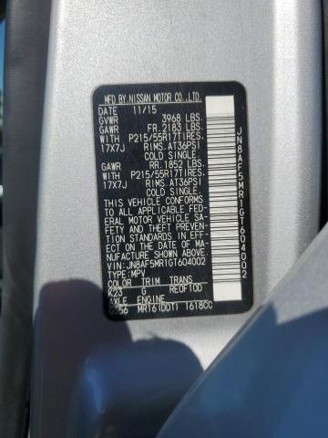 Photo 14 from auction – 2016 NISSAN JUKE S with VIN JN8AF5MR1GT604002