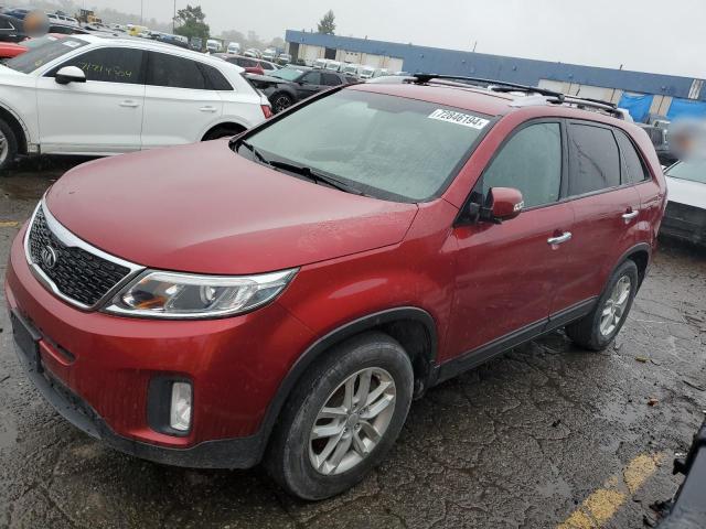KIA SORENTO LX 2014 with VIN 5XYKT4A73EG537224 - Photo from auction