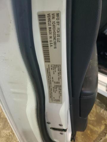 Photo 14 from auction – 2022 DODGE DURANGO GT with VIN 1C4RDHDG3NC199116