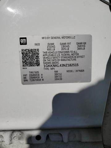 Photo 14 from auction – 2022 GMC ACADIA SLE with VIN 1GKKNKL43NZ182515