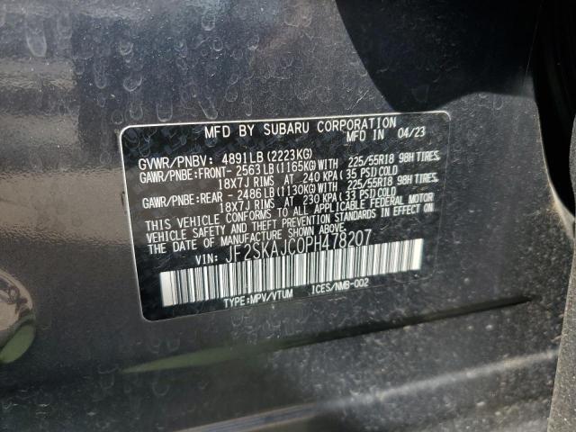 Photo 14 from auction – 2023 SUBARU FORESTER S with VIN JF2SKAJC0PH478207