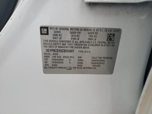 Photo 14 from auction – 2012 CADILLAC SRX PREMIU with VIN 3GYFNCE35CS560667
