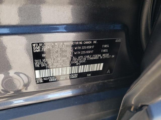 Photo 14 from auction – 2022 TOYOTA RAV4 LE with VIN 2T3H1RFV8NC184860