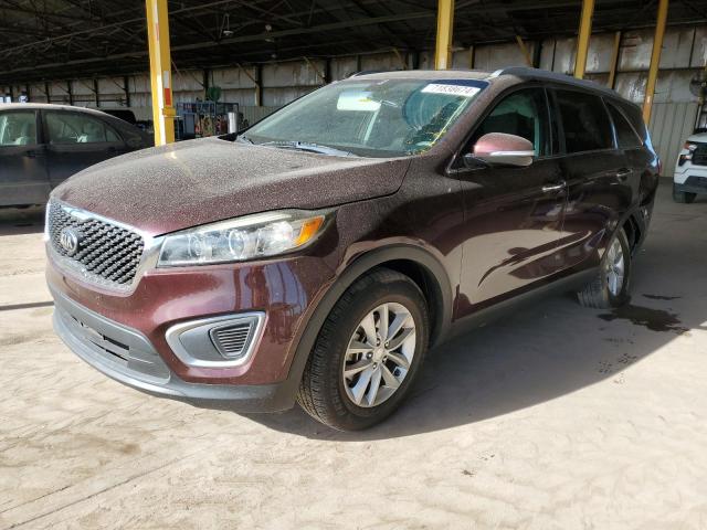 KIA SORENTO LX 2016 with VIN 5XYPG4A39GG120961 - Photo from auction