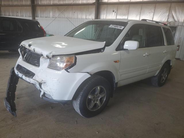 HONDA PILOT EXL 2007 with VIN 5FNYF18767B008091 - Photo from auction