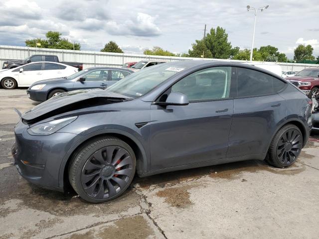 TESLA MODEL Y 2021 with VIN 5YJYGDEF6MF248389 - Photo from auction