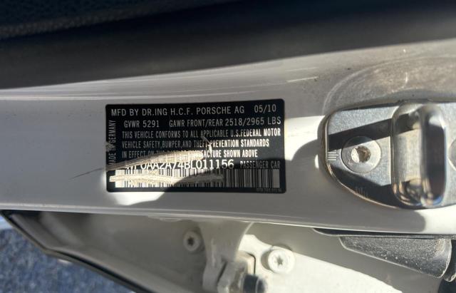 Photo 10 from auction – 2011 PORSCHE PANAMERA 2 with VIN WP0AA2A74BL011156