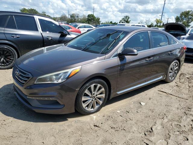 HYUNDAI SONATA SPO 2015 with VIN 5NPE34AF5FH259165 - Photo from auction