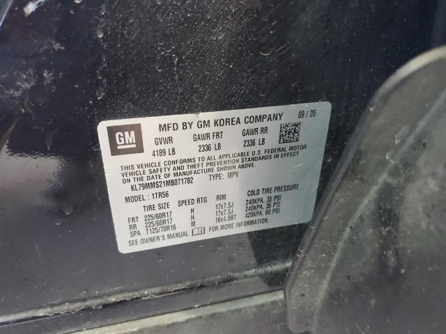 Photo 14 from auction – 2021 CHEVROLET TRAILBLAZE with VIN KL79MMS21MB071782