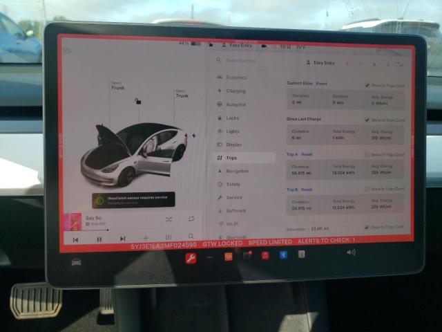 Photo 9 from auction – 2021 TESLA MODEL 3 with VIN 5YJ3E1EA3MF024595