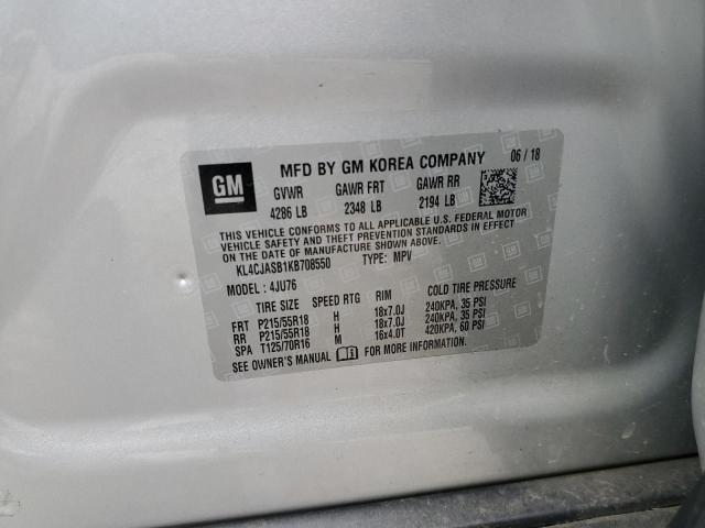 Photo 14 from auction – 2019 BUICK ENCORE PRE with VIN KL4CJASB1KB708550