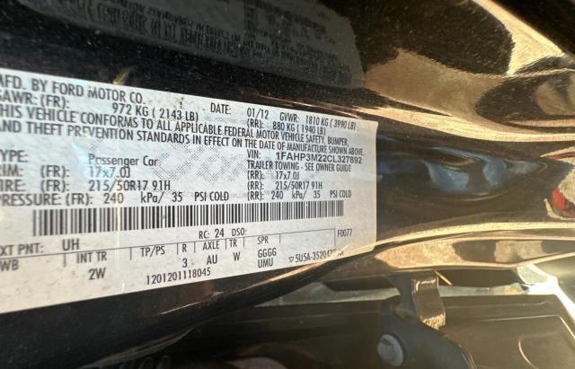 Photo 10 from auction – 2012 FORD FOCUS SEL with VIN 1FAHP3M22CL327892