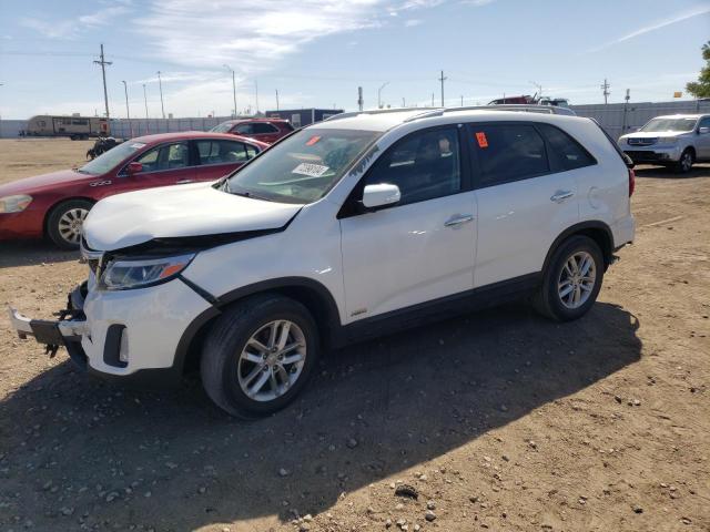 KIA SORENTO LX 2014 with VIN 5XYKTCA68EG450467 - Photo from auction