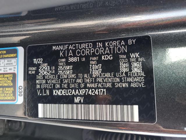 Photo 14 from auction – 2023 KIA SELTOS S with VIN KNDEU2AAXP7424171