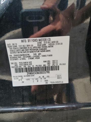 Photo 14 from auction – 2014 FORD FLEX SEL with VIN 2FMGK5C86EBD35790