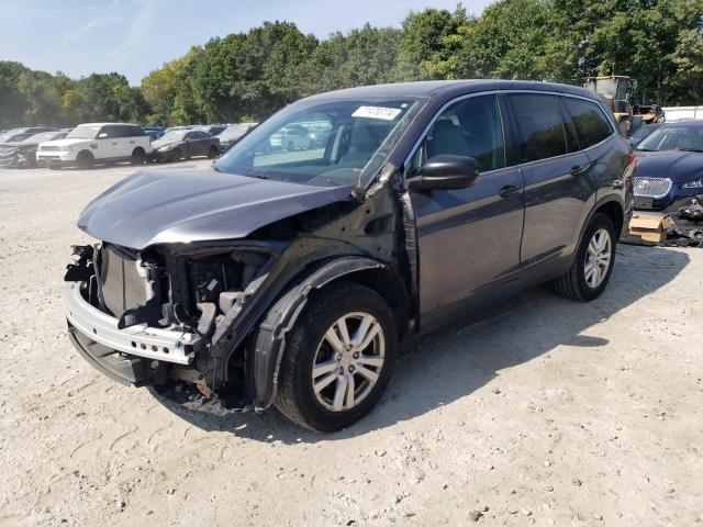 HONDA PILOT LX 2016 with VIN 5FNYF6H18GB095257 - Photo from auction