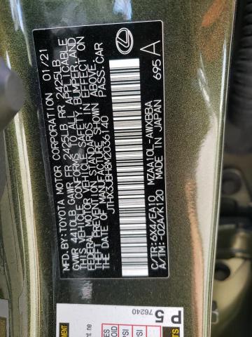 Photo 14 from auction – 2021 LEXUS UX 200 with VIN JTHX3JBH8M2036140