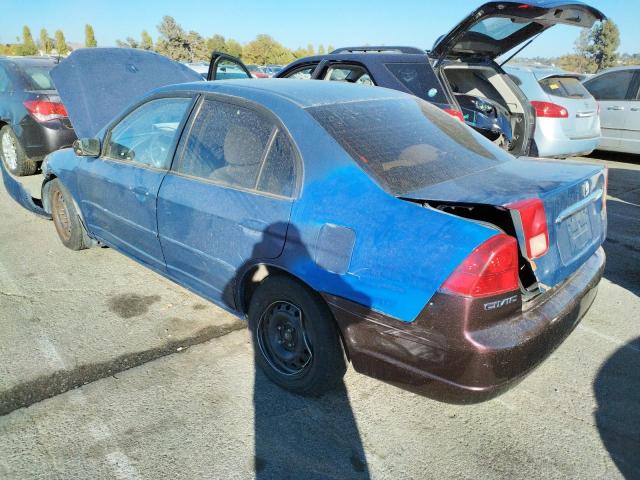 Photo 2 from auction – 2002 HONDA CIVIC EX with VIN 2HGES26722H530776