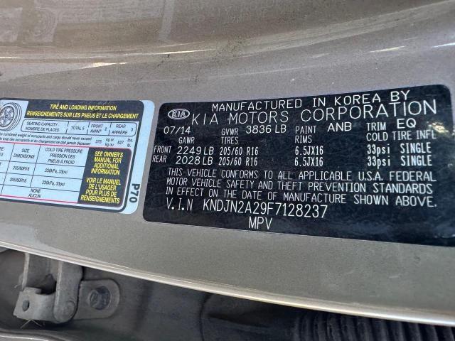 صورة رقم 10 من المزاد - 2015 KIA SOUL مع VIN KNDJN2A29F7128237