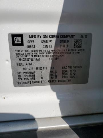 Photo 14 from auction – 2016 BUICK ENCORE with VIN KL4CJASB1GB714579