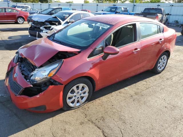 KIA RIO LX 2014 with VIN KNADM4A32E6370924 - Photo from auction