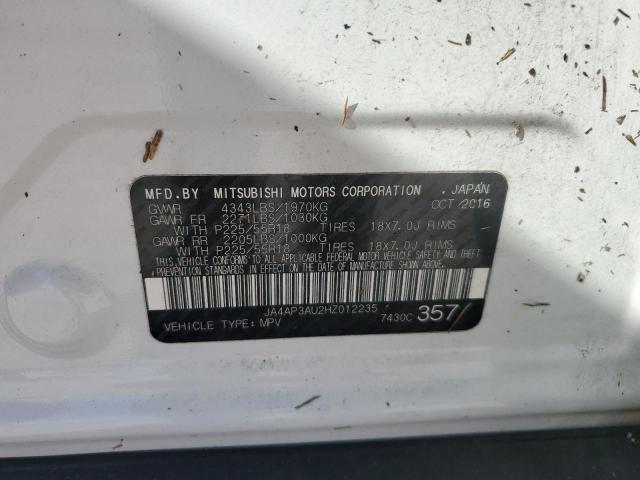 Photo 14 from auction – 2017 MITSUBISHI OUTLANDER with VIN JA4AP3AU2HZ012235